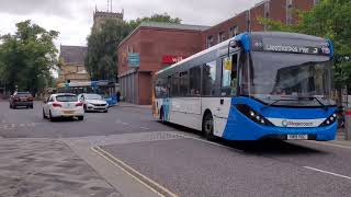 Buses at Grimsby Osborne Street amp Bethlehem Street 05082024 [upl. by Terryn]