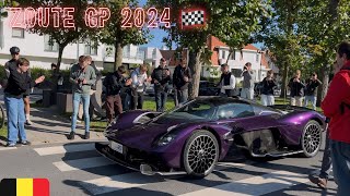 Zoute GP 2024  Carspotting pendant le grand prix du Zoute Chiron SS Valkyries F40 SLR… [upl. by Powell914]