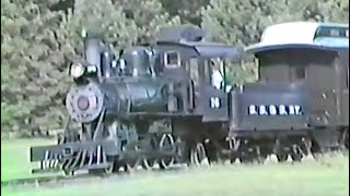 Pine Creek Railway  Allaire State Park NJ 1980s footage [upl. by Nocaj]