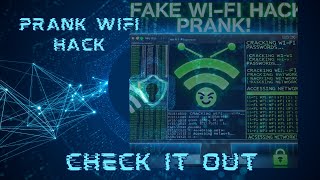 Fake WiFi Hacking Screen in CMD to Prank Your Friends  Easy CMD Prank Tutorial [upl. by Alioz]