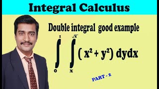 VTU Engineering Maths 2 Double integral good example by easy maths PART2 [upl. by Harwell]