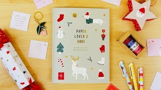 Kikki K Christmas Unboxing Paper Lovers Book Walkthrough [upl. by Reahard]