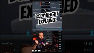 Body Height Explained Quickly gt7 granturismo granturismo7 [upl. by Callie]