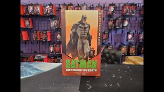 Kotobukiya Batman Last Knight on Earth Statue Review [upl. by Alleras942]