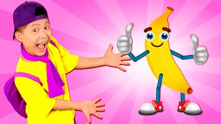 Banana  Nursery Rhymes and Kids Songs  Dominoki [upl. by Seligman]