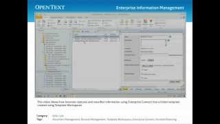 OpenText  Information Flow Demo  Capture to Archive ECM [upl. by Ilenna]