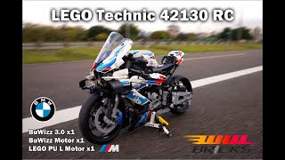 Unleashing the Power Motorizing the LEGO Technic 42130 BMW M 1000 RR with BuWizz App Control [upl. by Melan]