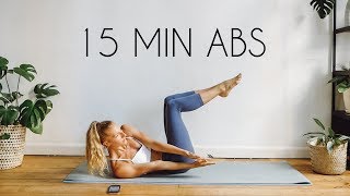 15 MIN TOTAL COREAB WORKOUT At Home No Equipment [upl. by Ahsiken]