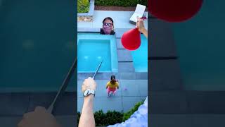 Awesome water balloon prank😂🤣 [upl. by Icyac642]