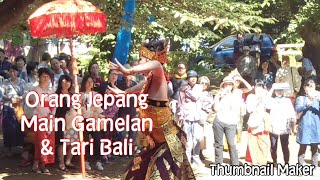 Orang Jepang Main Gamelan Dan Tari Bali バリ島のガムランと舞踊コンサート [upl. by Adlecirg159]