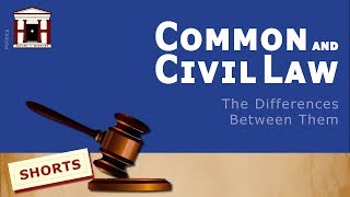 What is the difference between Common and Civil Law [upl. by Deeanne]