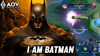 AOV  KAINE GAMEPLAY  I AM BATMAN  ARENA OF VALOR LIÊNQUÂNMOBILE ROV COT [upl. by Jagir]