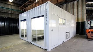 Shipping Container Laboratory with Joining Kit  Port Shipping Containers [upl. by Sarette]