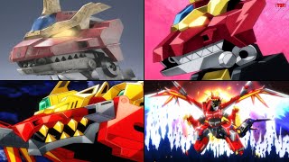 DYNA DRAGON amp REX TRANSFORMATION SEQUENCE l ダイナドラゴン  ダイナレックス 変形 GRIDMAN SSSSDYNAZENON 19932021 [upl. by Webb]