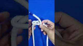 Instructions on how to connect 2 wires most firmly knot diy knottutorial tips [upl. by Esta252]