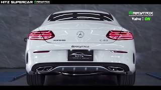 Clean C43 AMG Coupe Mercedes w ARMYTRIX Valvetronic Exhaust Deep Tone Aggressive Sounds [upl. by Ajar]