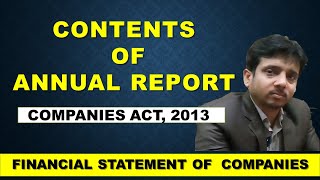 Contents of Annual Report  Notes to Accounts  Financial Statements of Companies  TAC [upl. by Kruter]