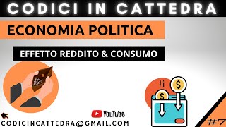 ECONOMIA POLITICA 7  EFFETTO RETTIDO  PREZZO CONSUMO  Giurisprudenza [upl. by Carmena615]