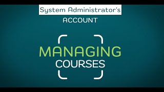 Classera EN admin Managing Courses [upl. by Itsim951]