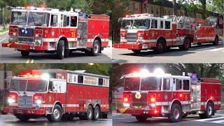 DCFD Response Compilation  Fire Trucks amp Ambulances Responding [upl. by Tisbee647]