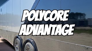 Why POLYCORE Enclosed Cargo Trailers Shine at Rock Solid Cargo  Renown Cargo Trailers [upl. by Neerbas]