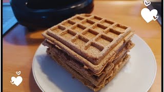 🧇 GOFRES INTEGRALES 🧇 receta fácil CocinaconDishawaffle gofres [upl. by Denae158]