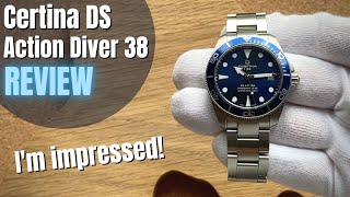 Certina DS Action Diver 38mm Review [upl. by Auria]