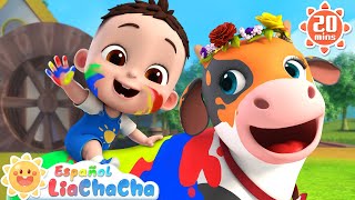 La Vaca Lola  Canción de la Granja  LiaChaCha en Español  Canciones Infantiles [upl. by Anaejer]