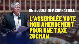 LAssemblée vote mon amendement quotZucmanquot 🔥 [upl. by Naesed]