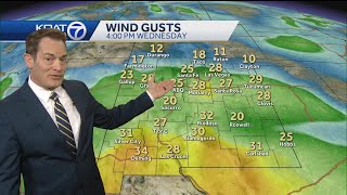 Gusty winds and high fire danger in New Mexico [upl. by Yht184]