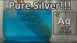 Silver Refining Extract pure Silver at Home from Mixed Metal Jewelry [upl. by Hagile34]