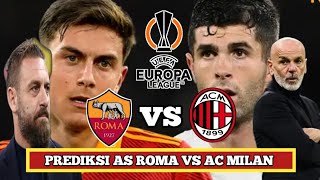 AS Roma vs AC Milan 🔥 Lanjutkan De Rossi satu langkah lagi ke semifinal asroma [upl. by Attela]