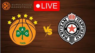 🔴 Live Panathinaikos vs Partizan  EuroLeague 20232024  Live Play by Play Scoreboard [upl. by Glanti]