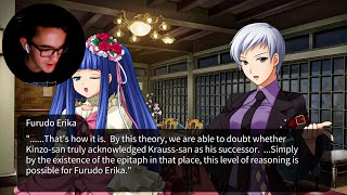 Umineko End of the Golden Witch 3  the shockinglyclever detective FURUDO ERIKA has appeared [upl. by Aohsoj]