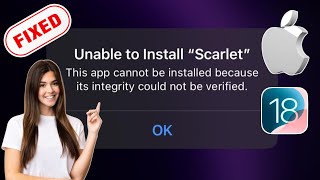 Kako popraviti nemogućnost instaliranja quotScarletquot na iPhone  iOS 18 iPad [upl. by Siladnerb784]