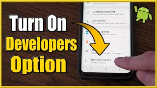 How to Enable Developer Options on Android amp Turn Off Developer Options Easy Method [upl. by Forrer]