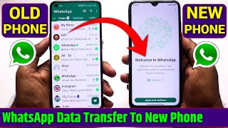 How to transfer WhatsApp Messeges From old to New Phone  Backup WhatsApp Data to new mobile [upl. by Reuven863]