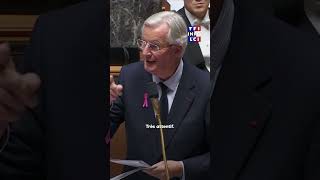 Michel Barnier a répondu avec mordant et ironie aux présidents de groupes à lAssemblée [upl. by Enyawad866]