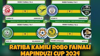 Tazama Ratiba ya Robo na Nusu Fainali Michuano ya MAPINDUZI Cup 2024 SIMBA na YANGA Kukutana Fainal [upl. by Aidnac678]