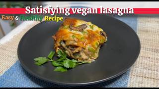 Easy Vegan Lasagna Healthy amp Delicious PlantBased Recipe GlutenFree DairyFree Mrs vegan [upl. by Imorej]