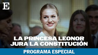 Así ha sido la jura de la Constitución de la princesa Leonor Programa especial en directo  EL PAÍS [upl. by Hanoy]