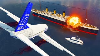 Realistic Plane Shootdown Crashes w Ragdolls 😱 Teardown [upl. by Kronfeld603]