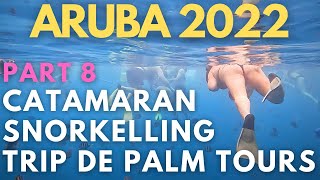 ARUBA SNORKELLING SNORKELING TRIP 4K GOPRO HERO 10 BLACK DE PALM TOURS 2022 CATAMARAN snorkeling [upl. by Janene489]