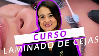 COMO HACER LAMINADO DE CEJAS CURSO GRATIS 🤗 LAMINADO DE CEJAS 💁‍♀️ [upl. by Valdas359]