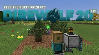 Oak amp Avocado Tree Automation  Direwolf20 121 Ep 22 [upl. by Eicyac613]