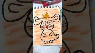 Cute😻rabbit painting idea for kids shortsart paintingideas drawingideas cute [upl. by Daughtry]