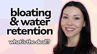 BLOATING amp WATER RETENTION before your period Heres Why  What To Do About It [upl. by Enitsuga]