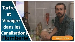 EXPÉRIENCE TARTRE DANS LES CANALISATION COMMENT LES DÉBOUCHER AVEC DU VINAIGRE [upl. by Callahan813]