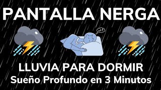 LLUVIA PARA DORMIR PANTALLA NEGRA AndReuAsMr [upl. by Neural714]