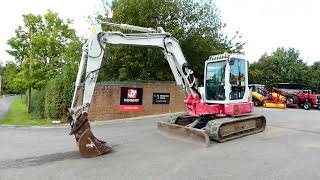 TAKEUCHI TB180FR EXCAVATOR WALKROUND VIDEO [upl. by Uke]